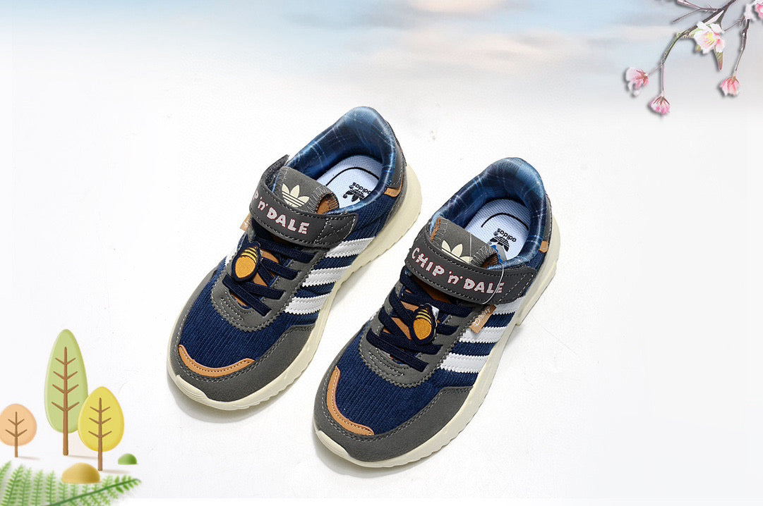 Adidas single buckle elastic band" gray, blue"