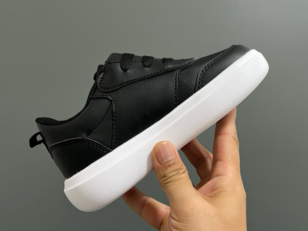 Adidas Little Dragon joint Velcro children's shoes" black"