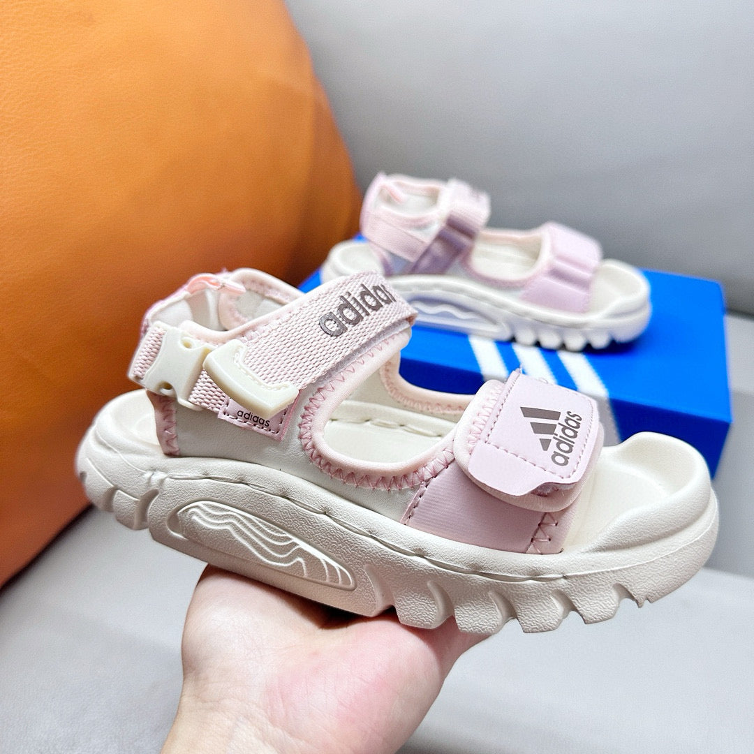 Adidas outdoor closed toe children's sandals" light pink"