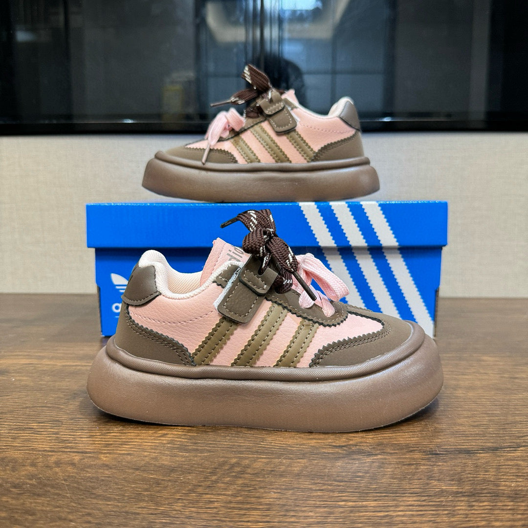 Adidas training invisible Velcro sneakers" pink, brown"