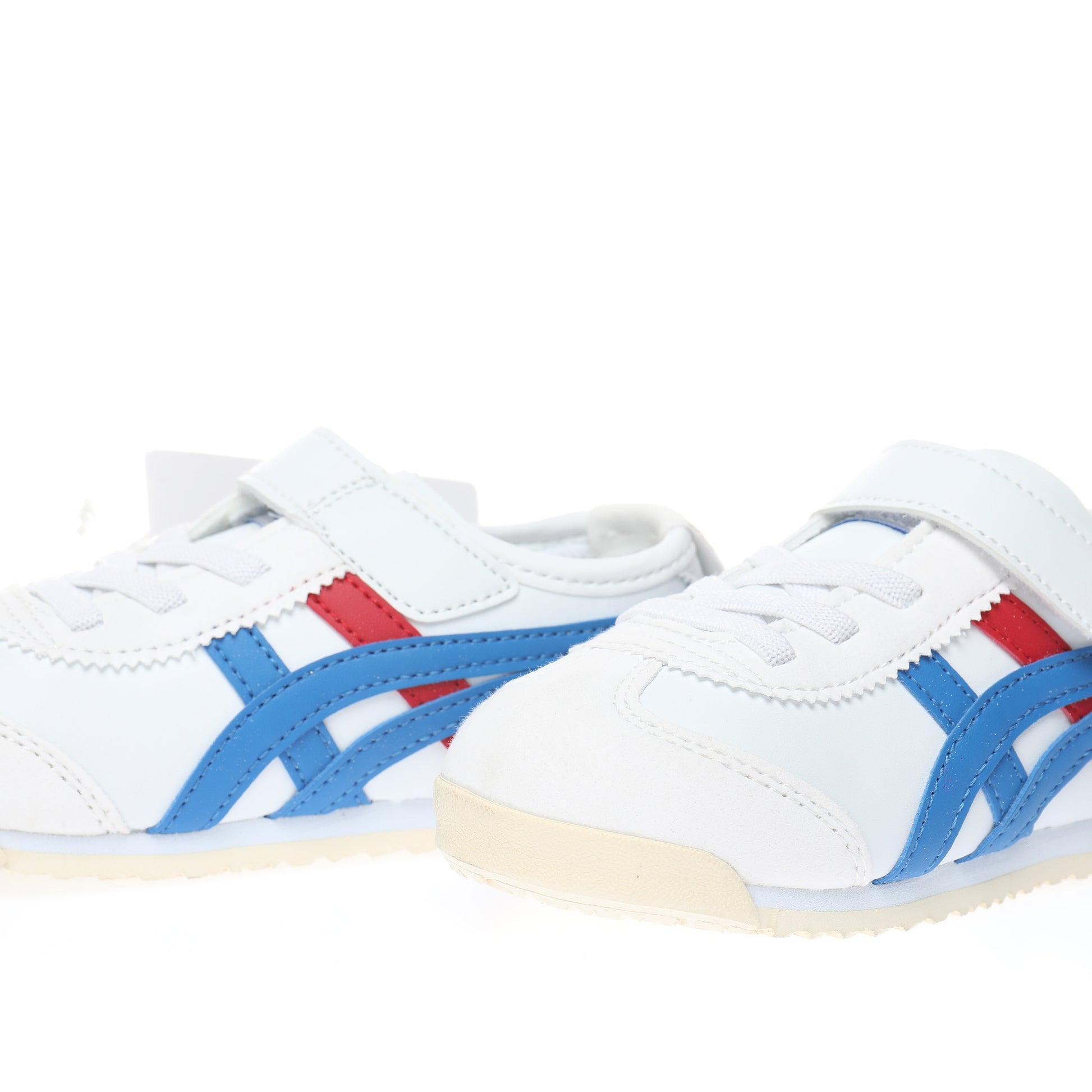 Asics Tiger" white, blue, red"
