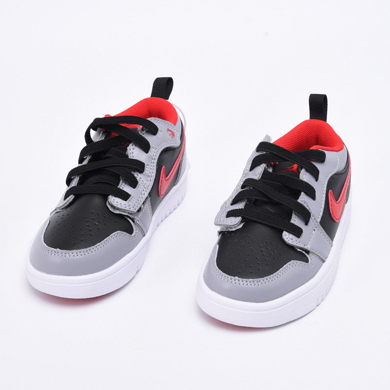 Joe 1 magic buckle children's shoes" gray, black, red"