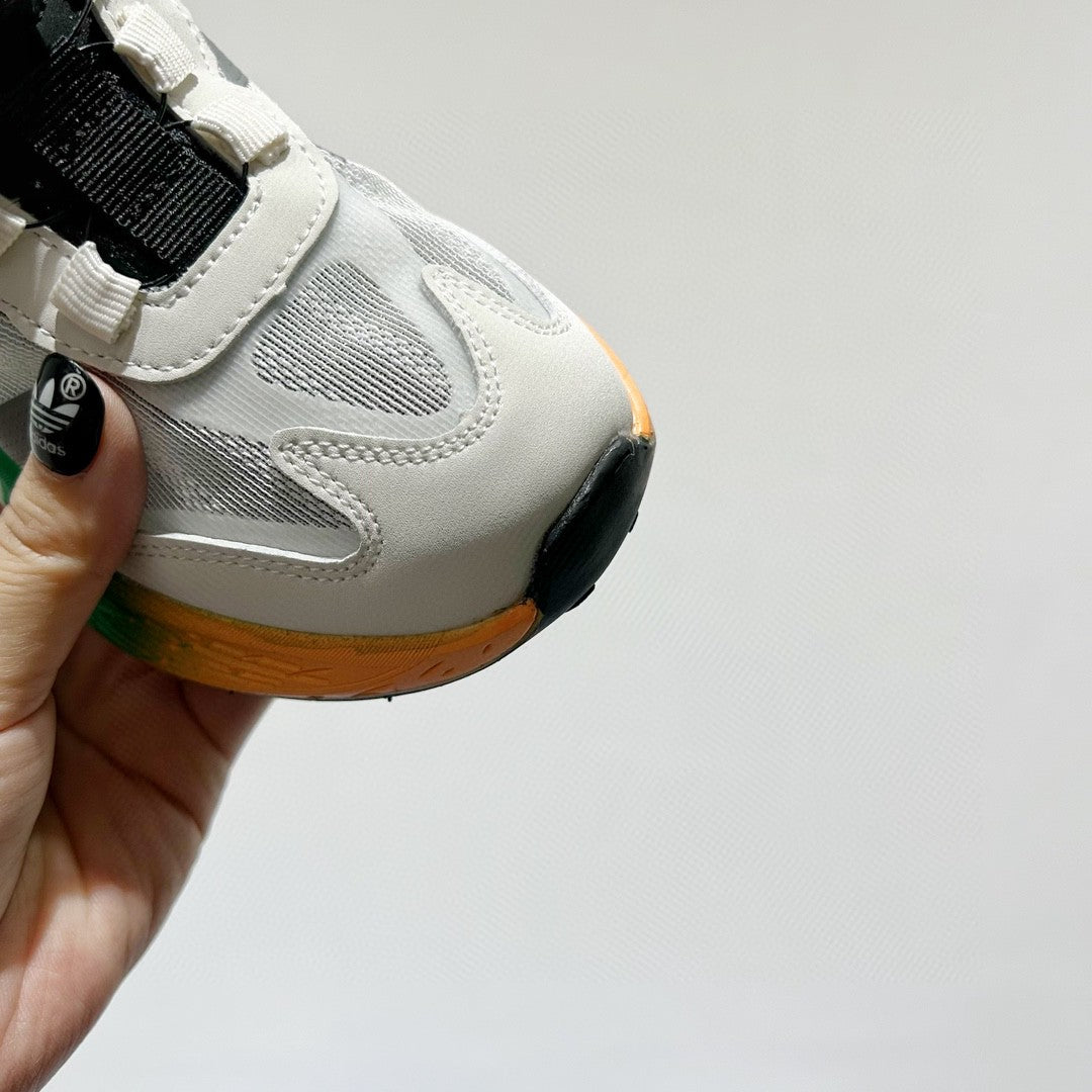 Adidas twist button mesh children's" white, gray"