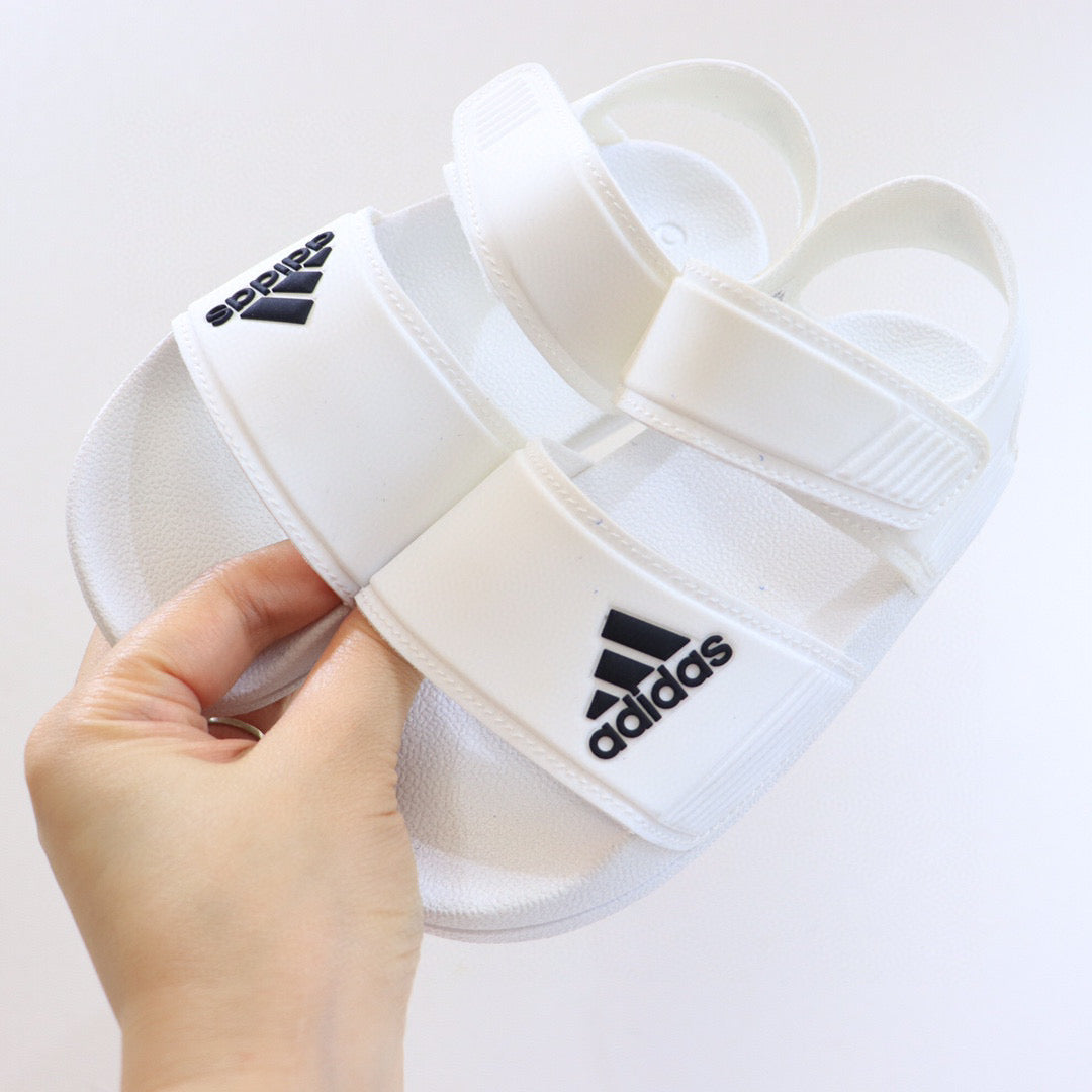 Adidas new open toe" white"