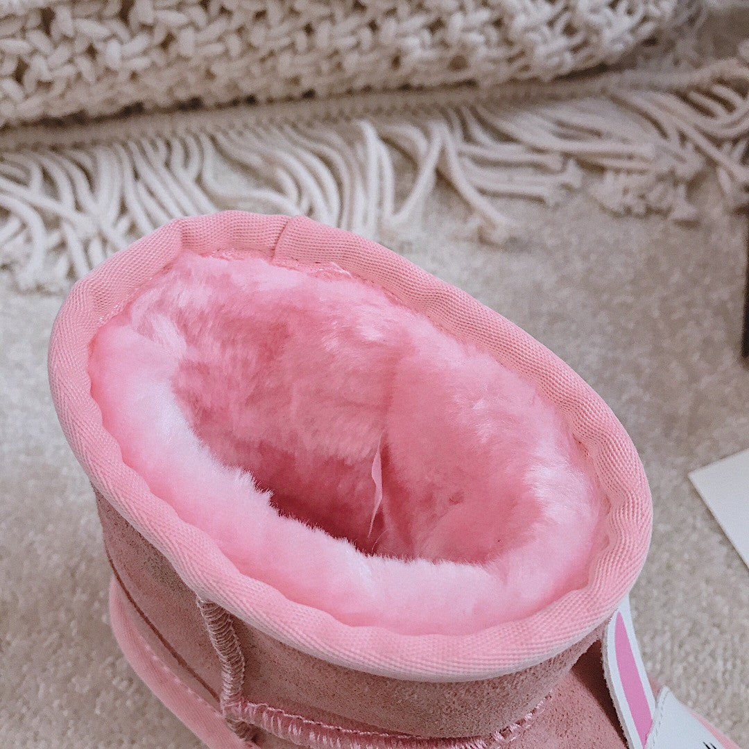 UGG children's shoes cartoon series" Pink"