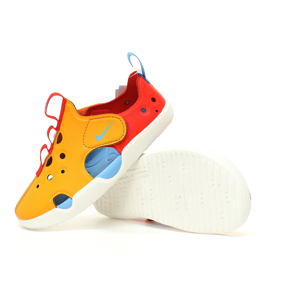 NK new SUNRAY PROTECT 4th generation children's beach hollow sandals" orange, yellow"