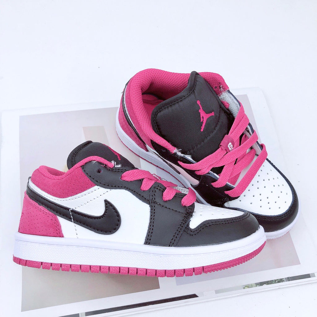 Joe 1 low-top elastic buckle parent-child shoe" pink"