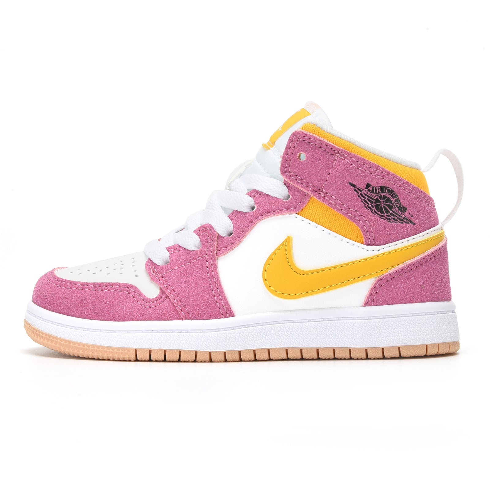 AJ-112" white, pink"