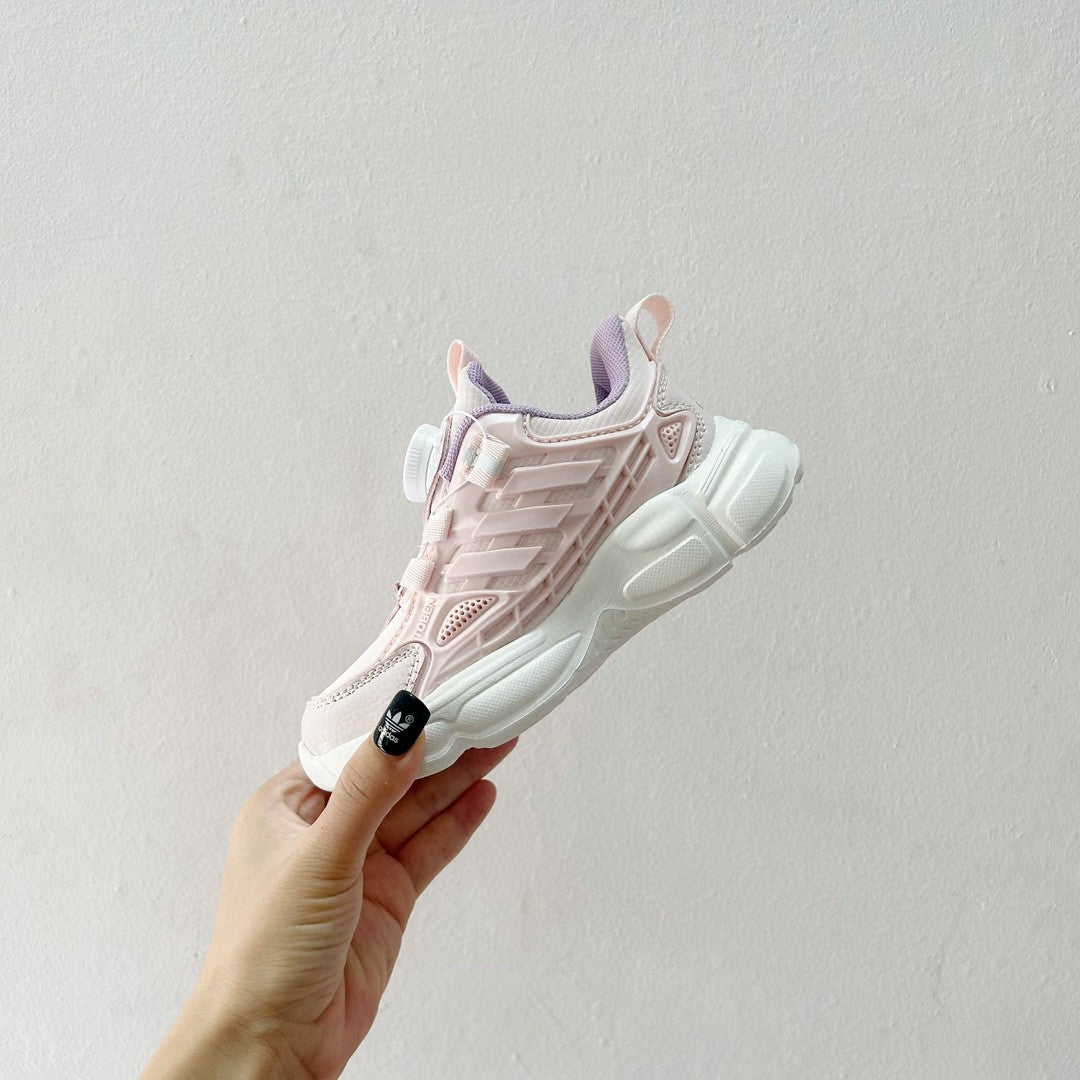 Trefoil rotating button children's shoes " pink"