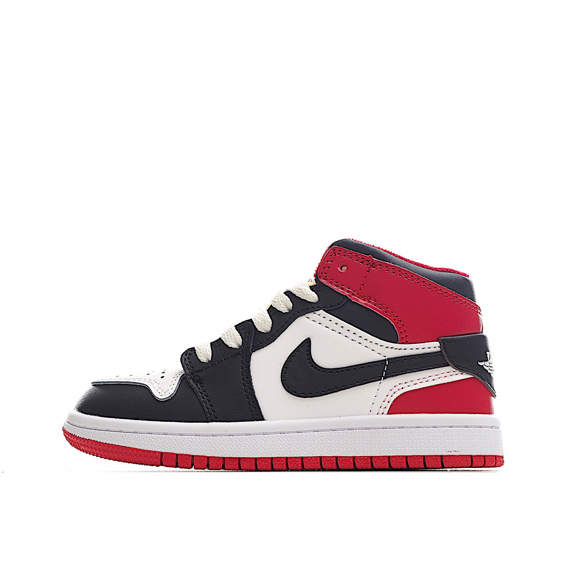 Joe 1 high top stitching joint model" white, black, red"