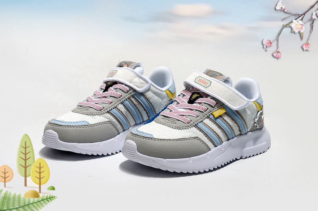 Adidas single buckle elastic band" white, gray"