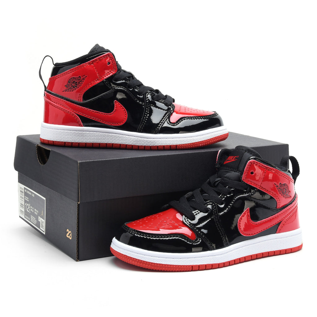 AJ-127" black, red"