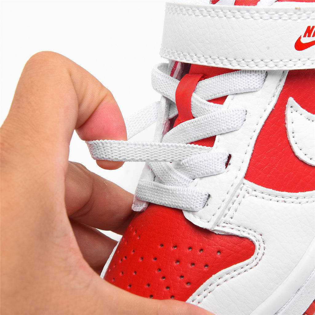 SB Velcro children's shoes" white, red"