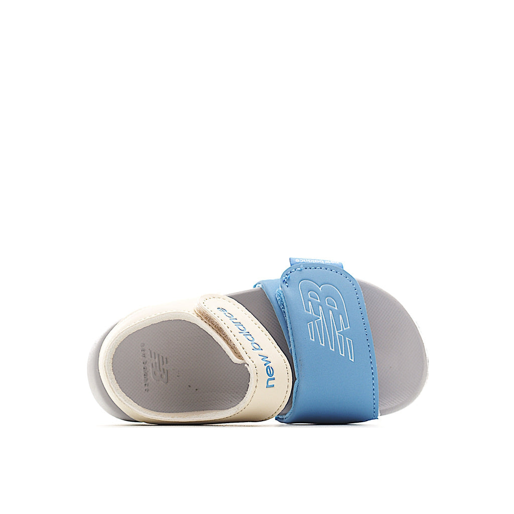 Velcro children's shoes" "light beige and light blue"