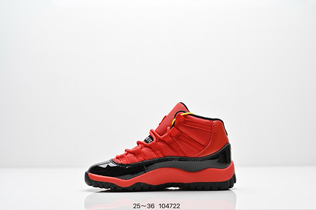 Joe 11 high-top high-quality children's shoes" basketball" red"