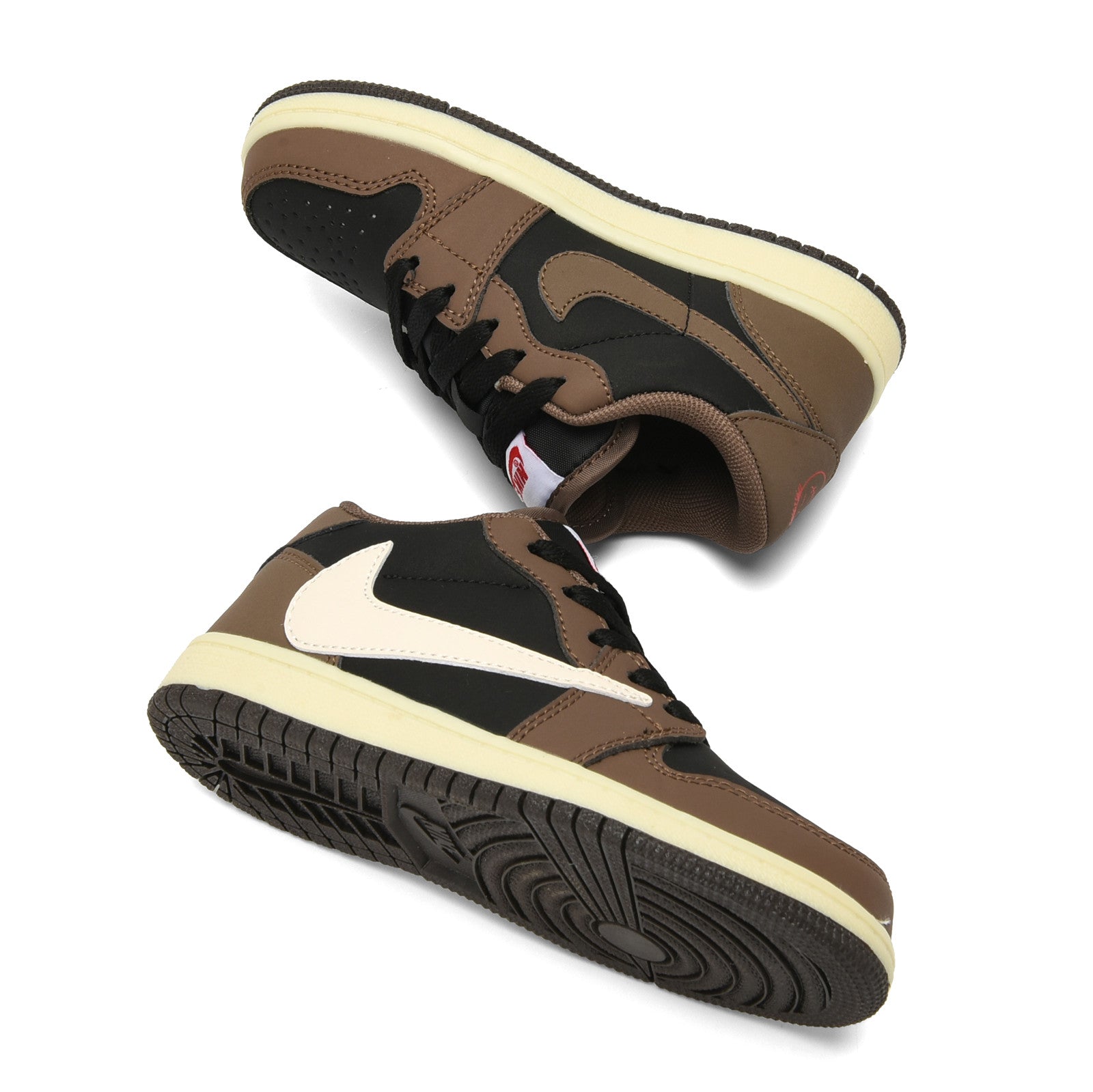 Qiaoyi low-top shoelaces" brown"
