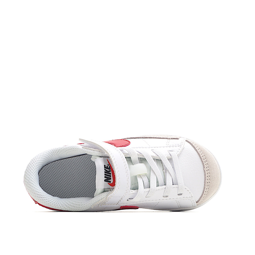 Trail Blazers Velcro Low-Top Kids Sneakers" white, red"