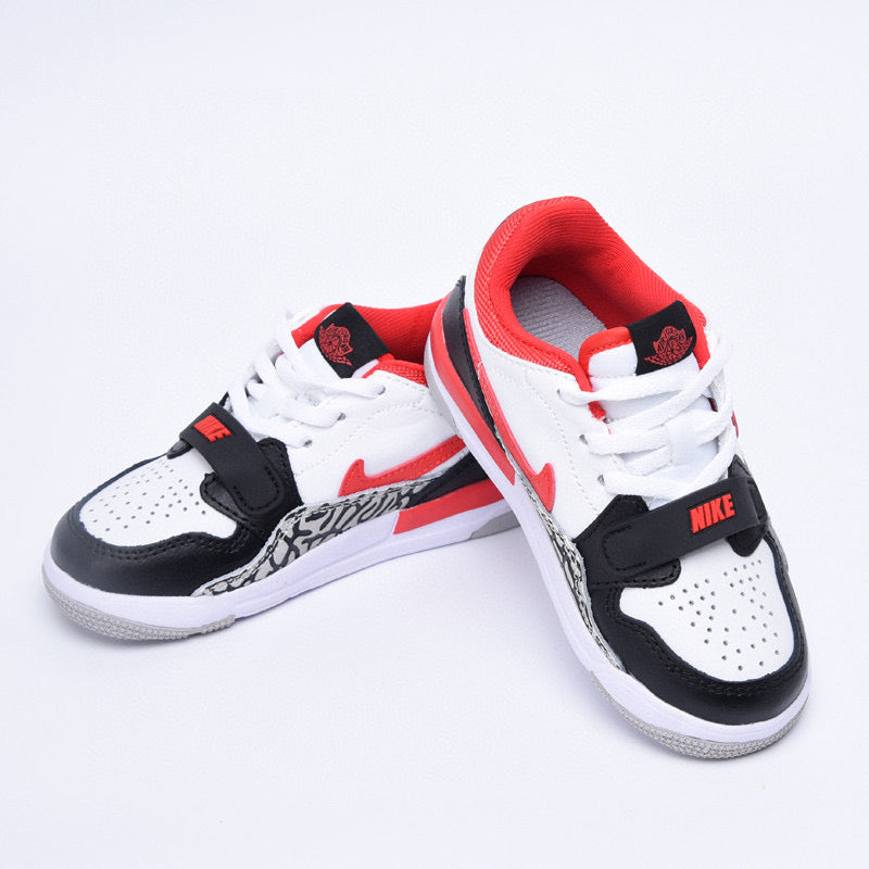 Jordan 312 low-top children's shoes" white, black, red"