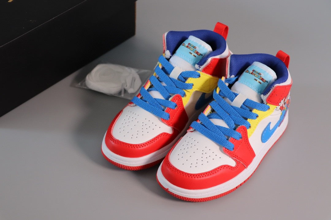 Jordan Air Jordan 1 Super Mario" red"