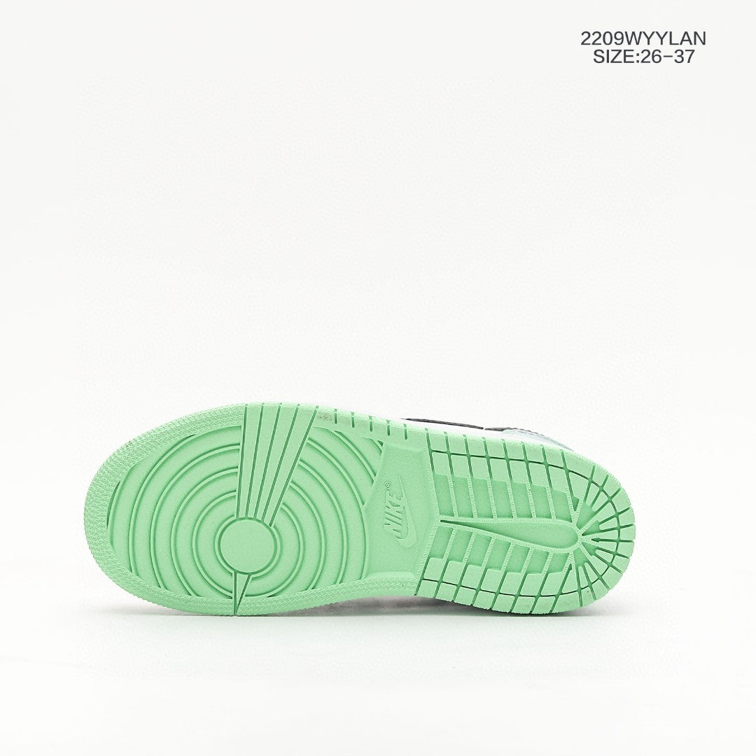 Jordan low-top hook series" white, black, green"