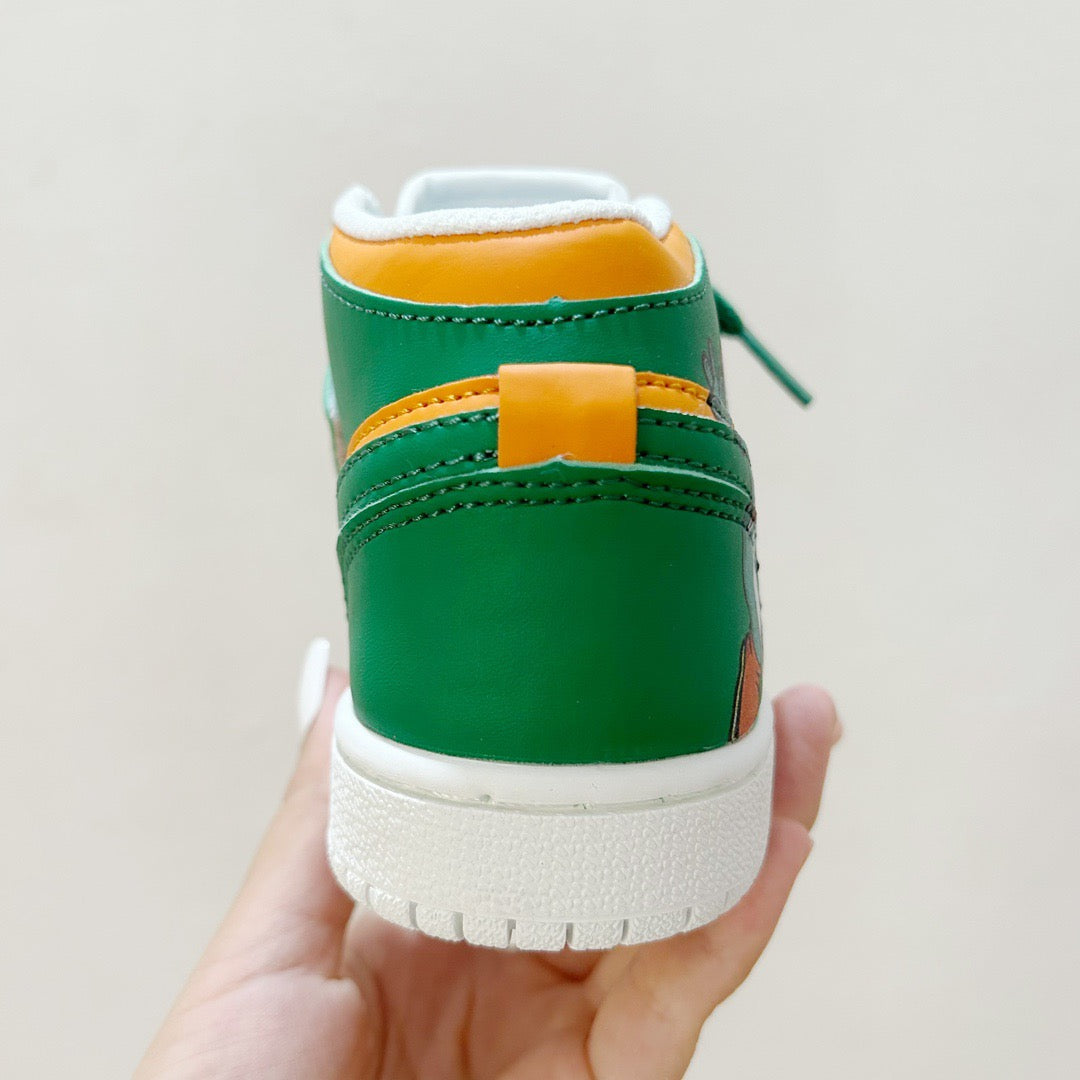 AJ1 Super Mario joint" yellow, orange, green"