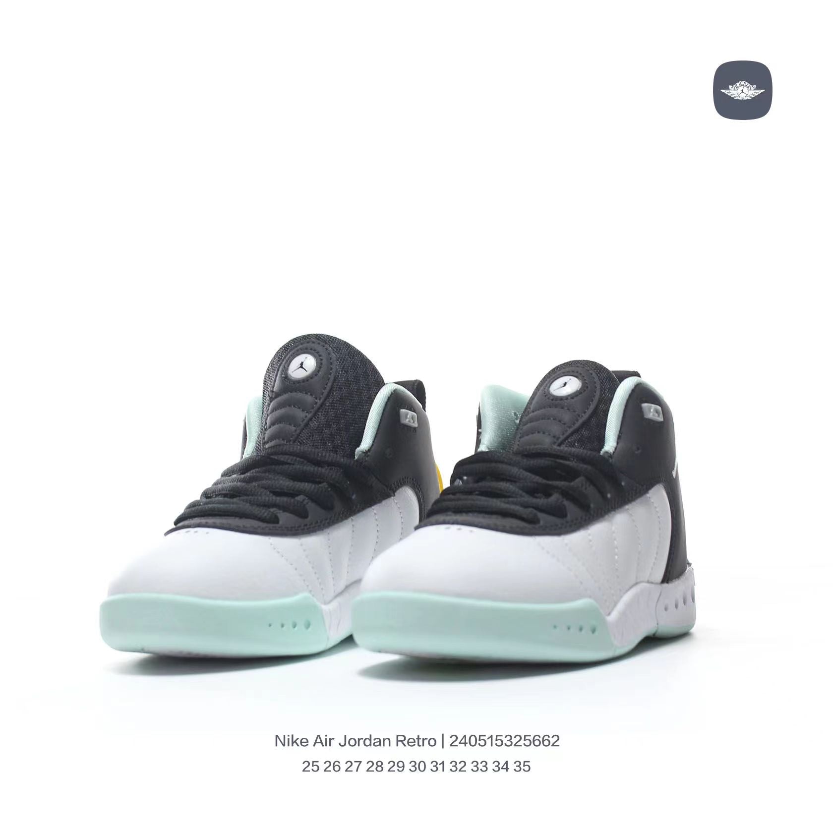 Jordan Retro-combat basketball shoes " black, white"
