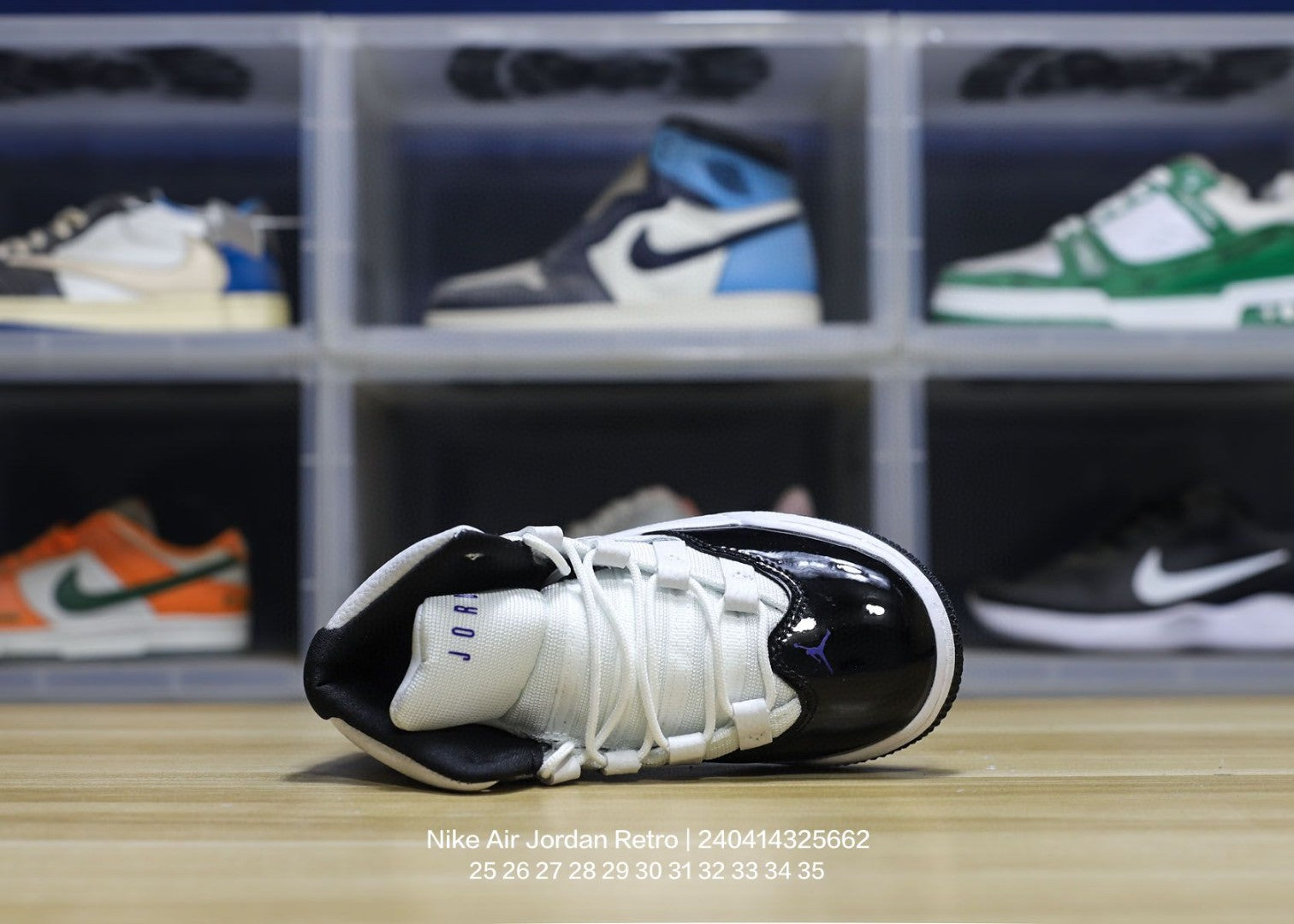 Jordan trendy children's shoes" black, white"