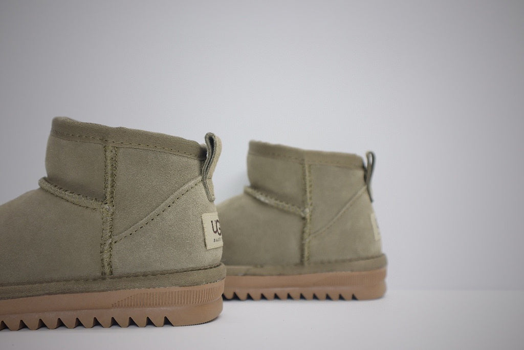 low-top UGG ankle boots" olive green"