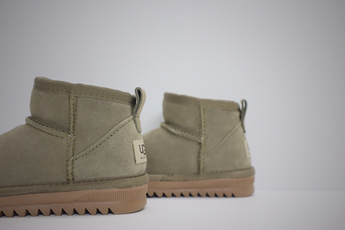 low-top UGG ankle boots" olive green"