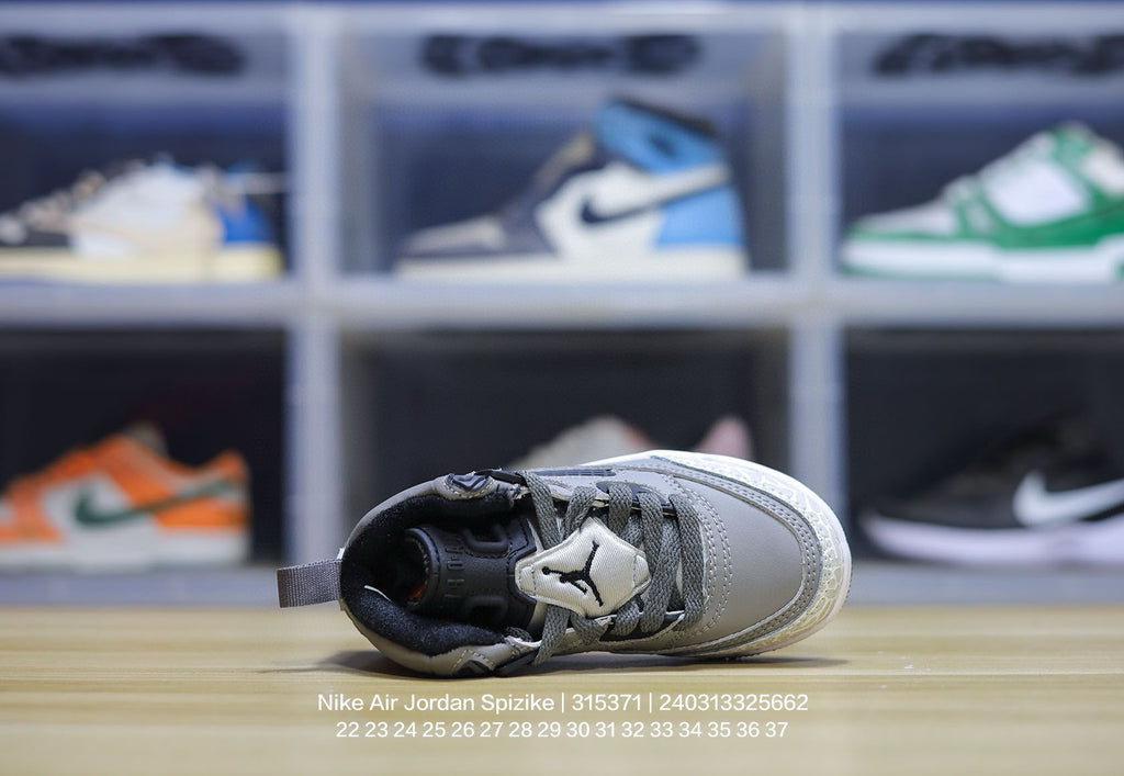 Jordan 3.5 3D Embossed Children's Shoes" Gray"