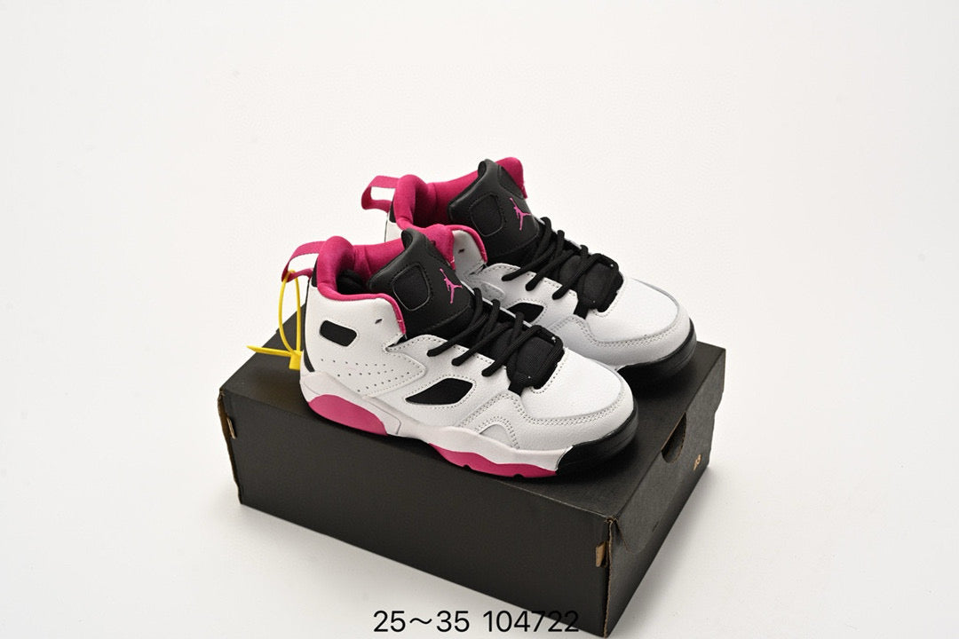 Jordan Fltclb91 series basketball shoes" white, purple"