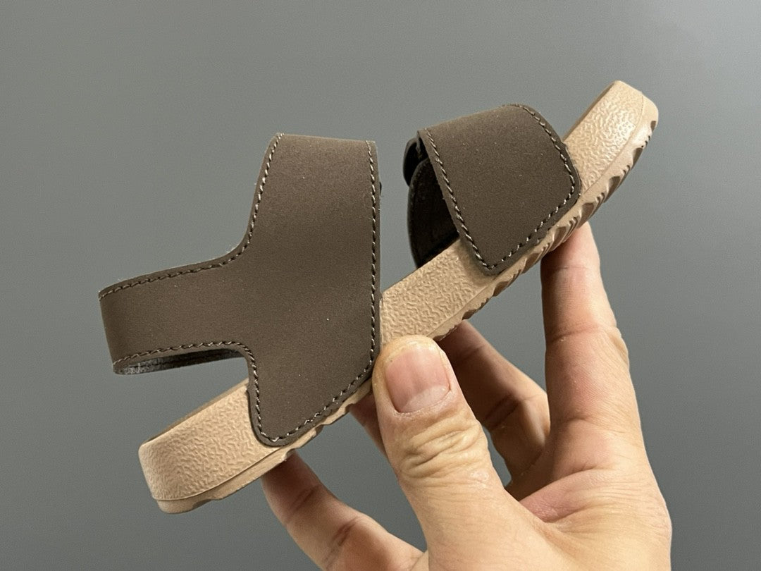 G version of Birkenstock Velcro sandals for children" medium brown"