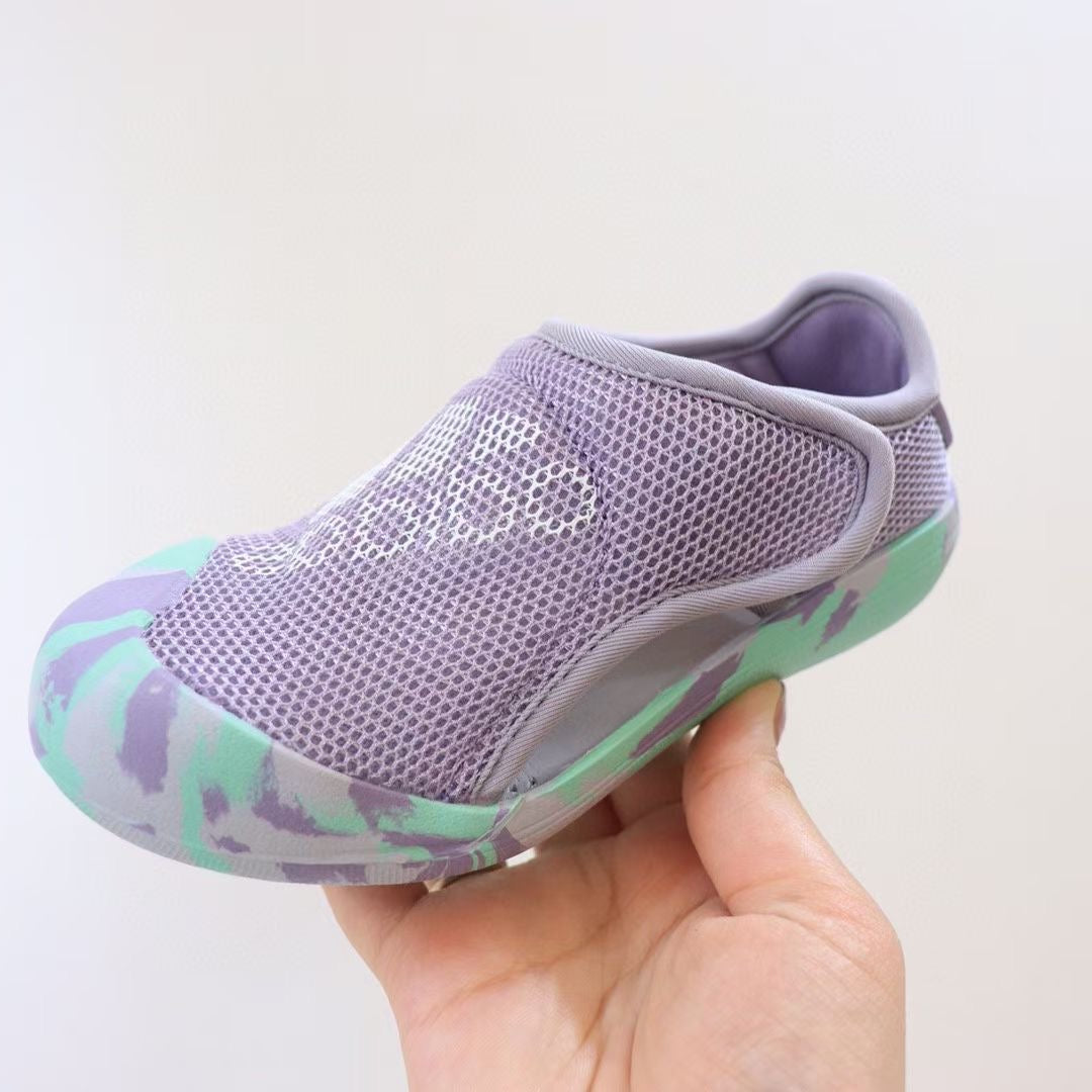 Adidas 3.0 Baotou mesh sandals "light purple, green"