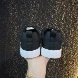 adidas shell toe sandals" black"