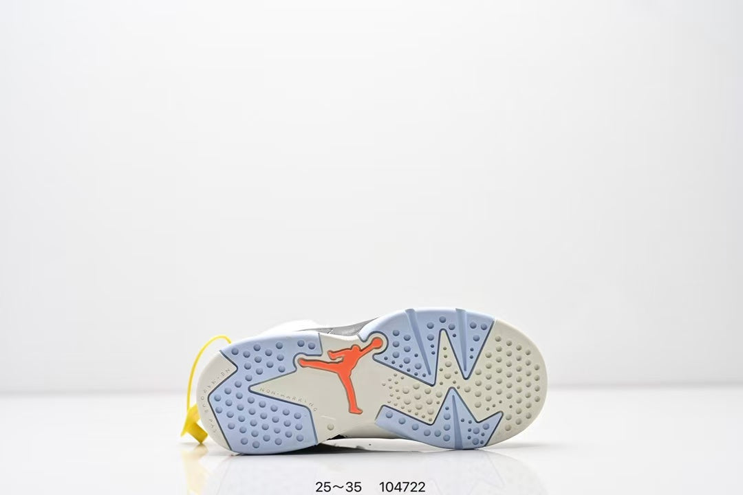 Joe 6 split leather children's shoes "white, gray"