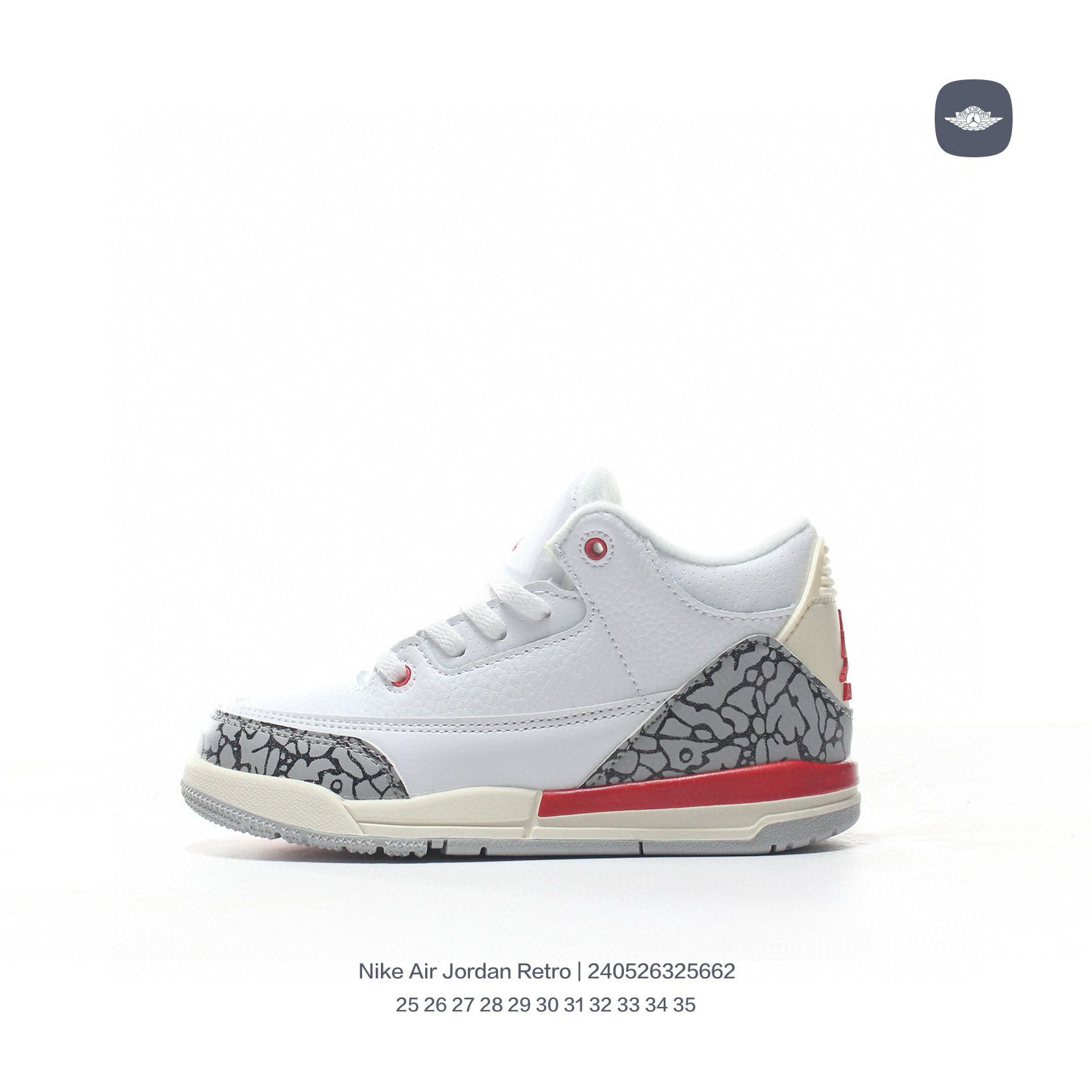 Joe 3" white, cream"