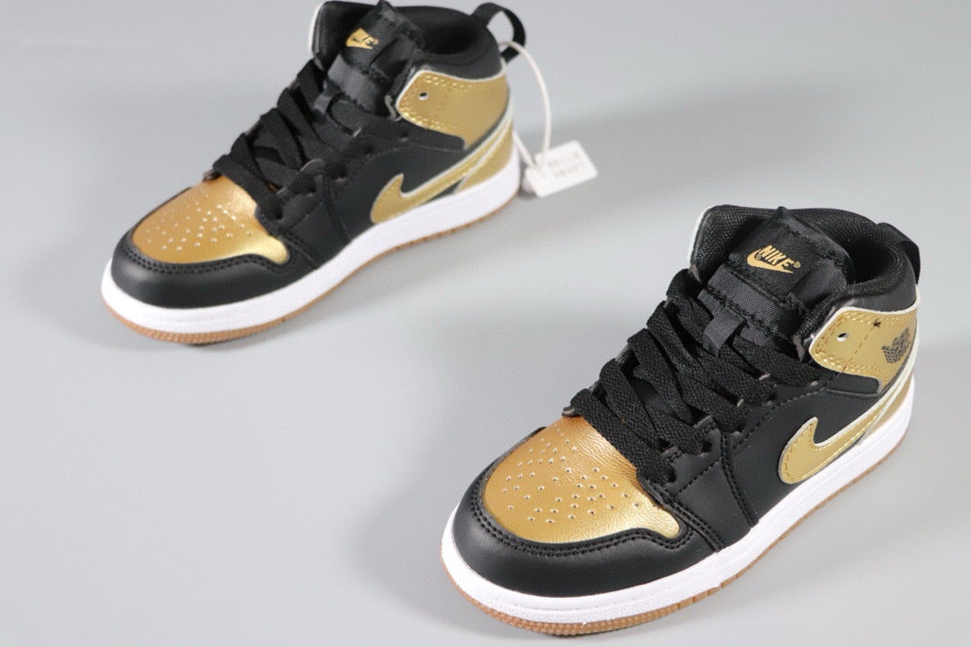 Joe 1 children's shoes" black, gold"