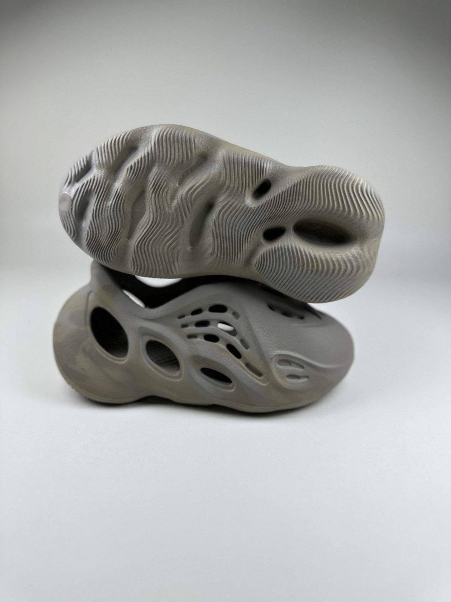 Coconut Crocs" dark gray"