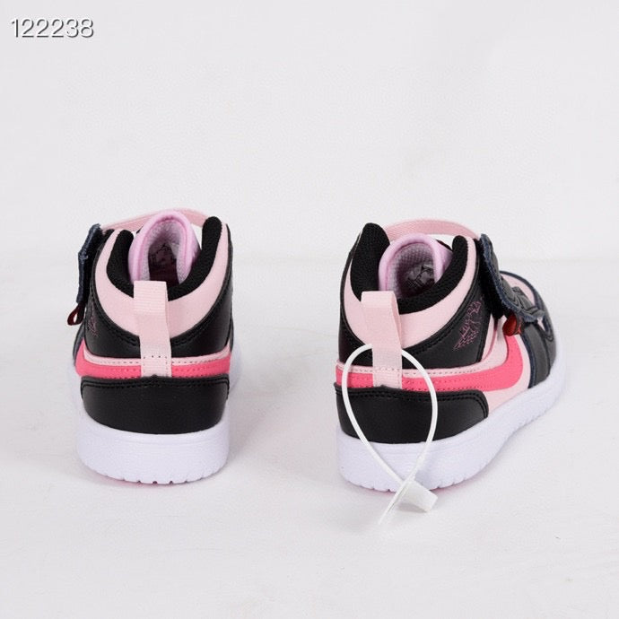 Jordan high top elastic band" black, pink"