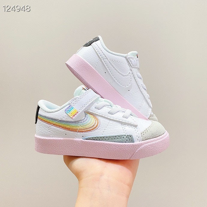 Trail Blazers low-top" white, pink"