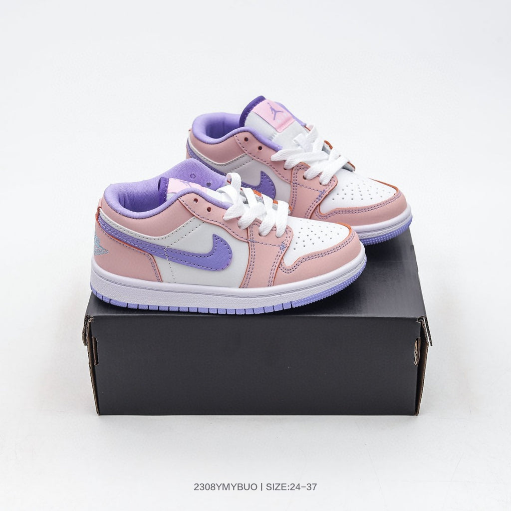 Joe 1 low-top children's shoes" light pink, light purple"