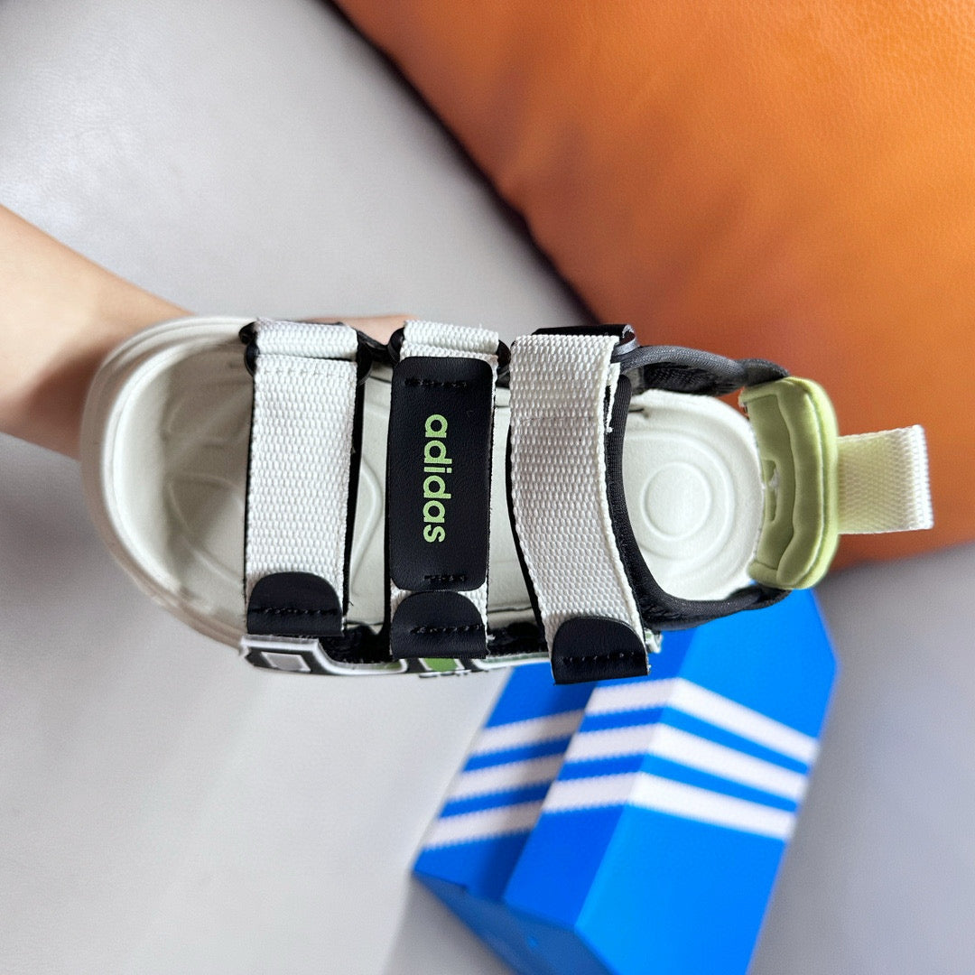 Adidas Macaron Candy Children's Beach Sandals" white, black"