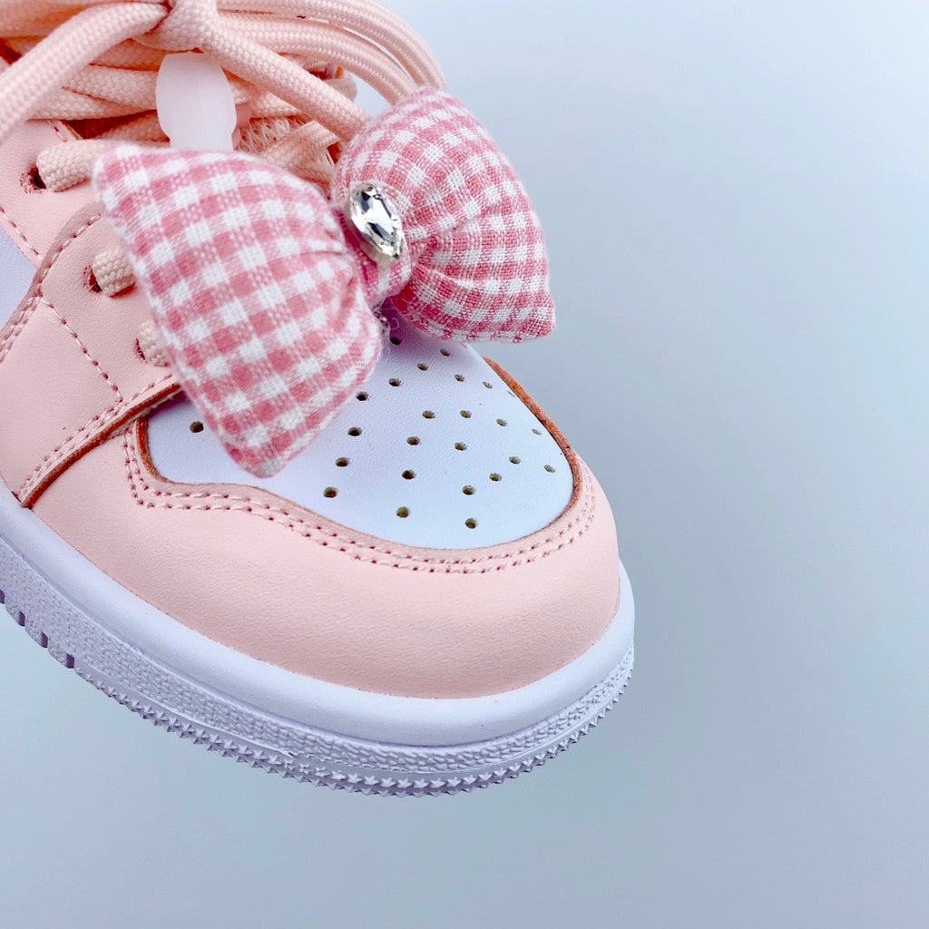 Joe 1 low-top hook series children's shoes" baby pink"