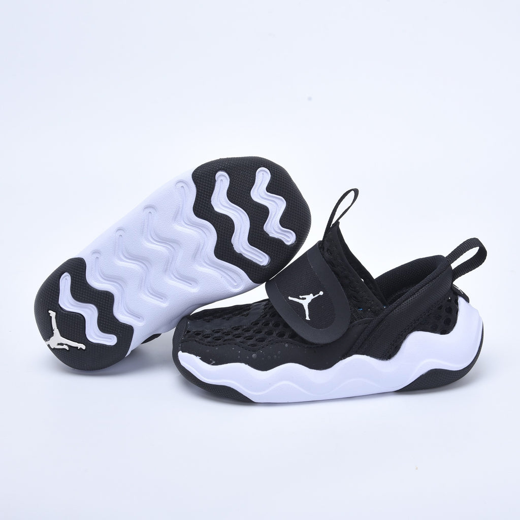 Jordan Little Shark Mesh Shoes for Kids "black"