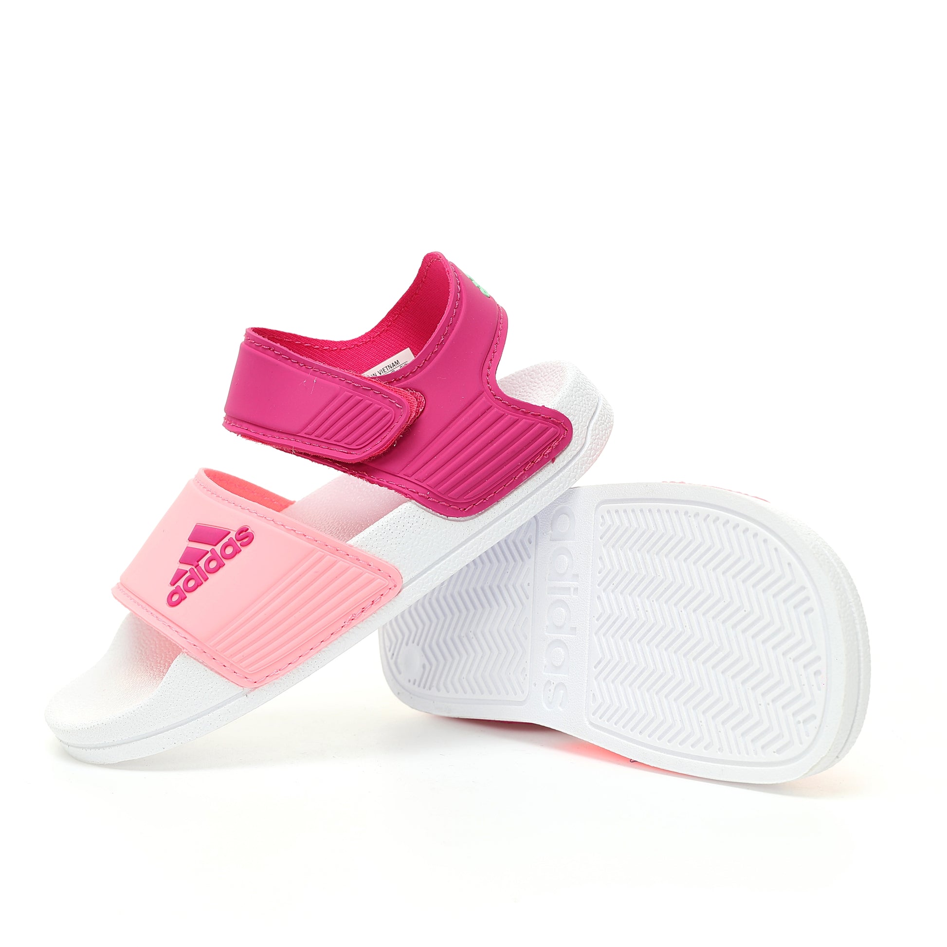 Adidas new open toe "pink"