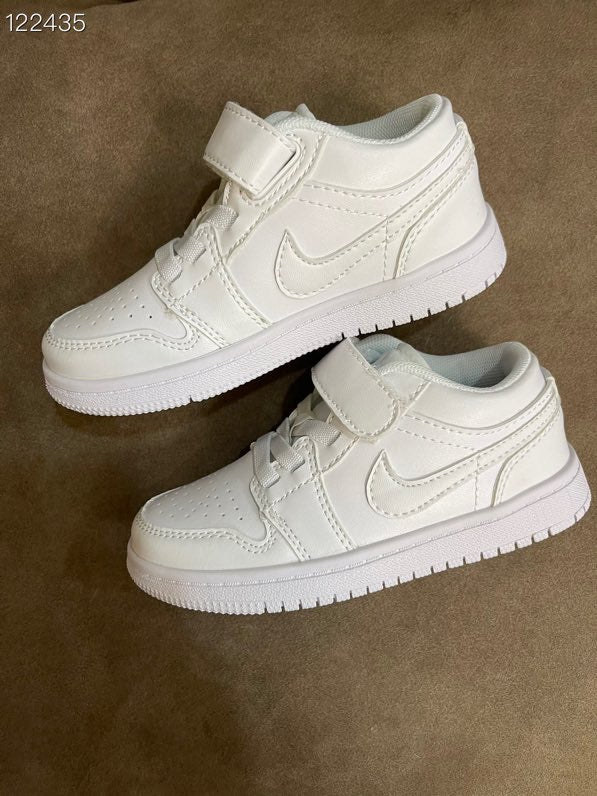 AIR JORDAN 1 low-top Velcro" white"