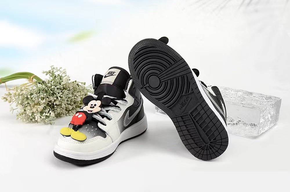 Joe 1AJ1 slip-on shoes for children" black, white"