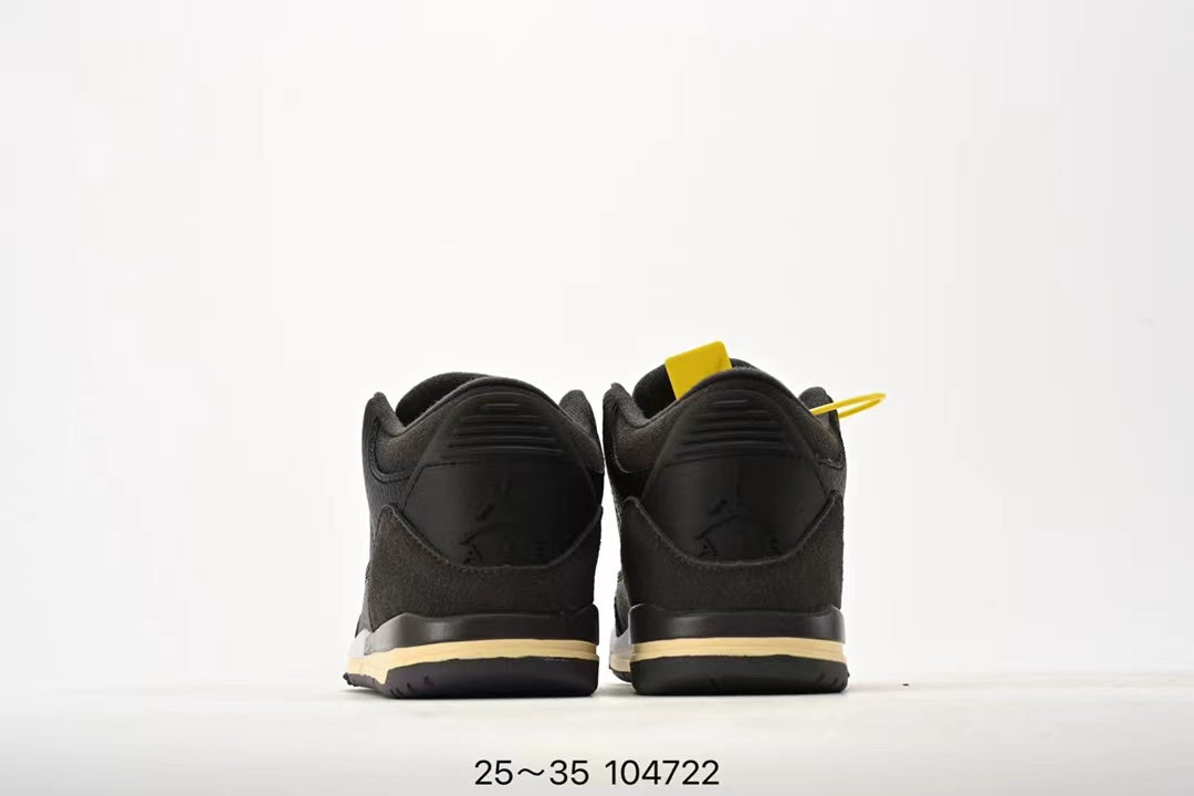 Joe 3" black, white, cream"