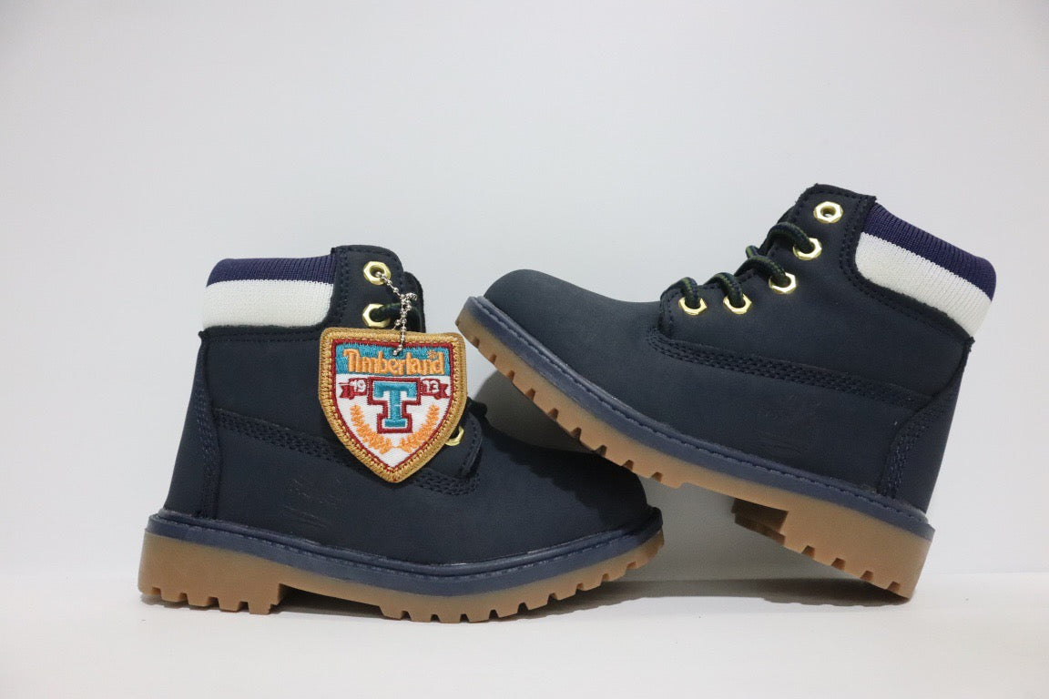 Timberland knitted children's work boots" Navy"