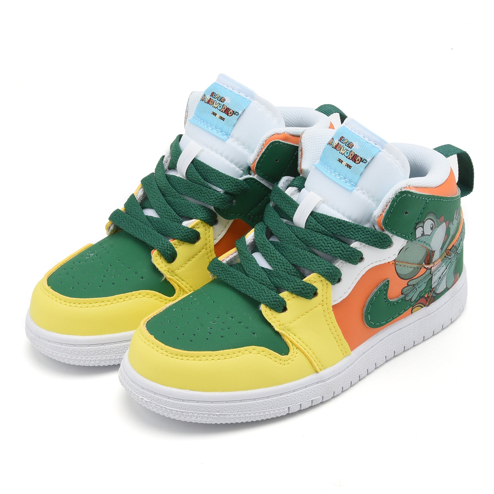 AJ-127" yellow, orange, green"